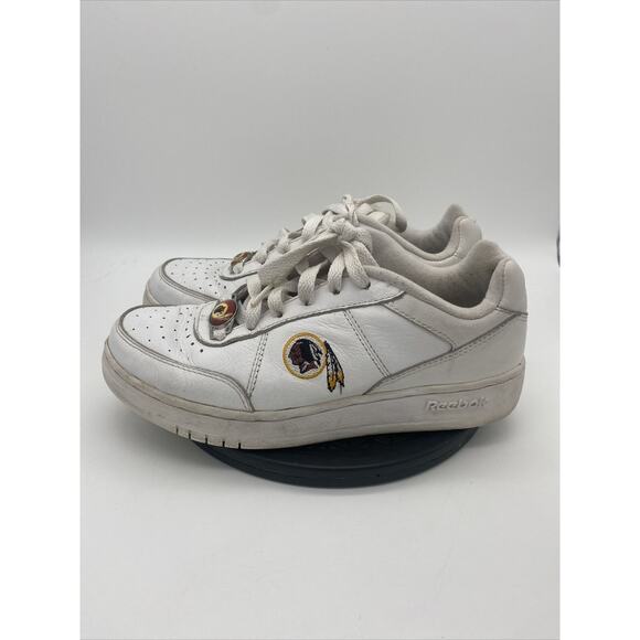 Reebok Men’s White Washington Redskins NFL Lace up Sneakers size 8